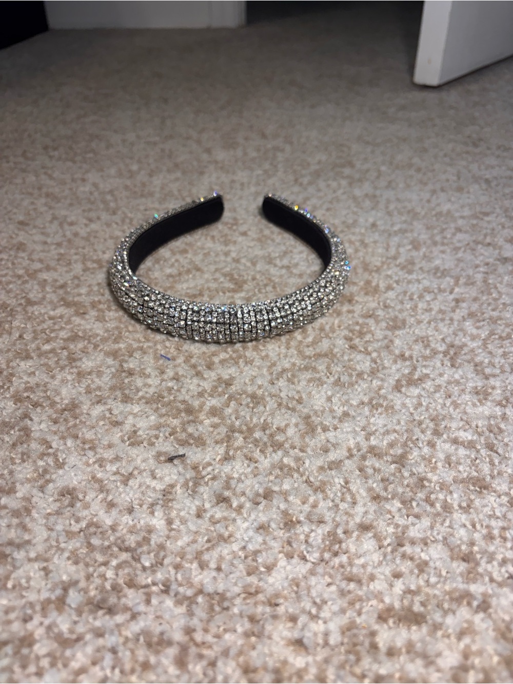 Crystal Pave Headband - Silver Sparkle